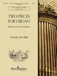 Two Pieces for Organ Organ sheet music cover